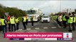 Alerta máxima en París por protestas contra alza de precios de combustibles | Noticias con Yuriria
