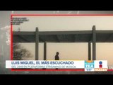 Luis Miguel, el cantante más escuchado en 2018 | Noticias con Francisco Zea