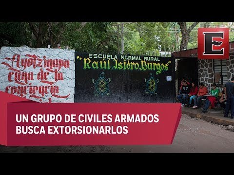 Profesores de Normal de Ayotzinapa suspenden clases por amenazas