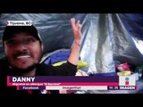 Migrantes en Tijuana ya no soportan la lluvia y frío | Noticias con Yuriria Sierra