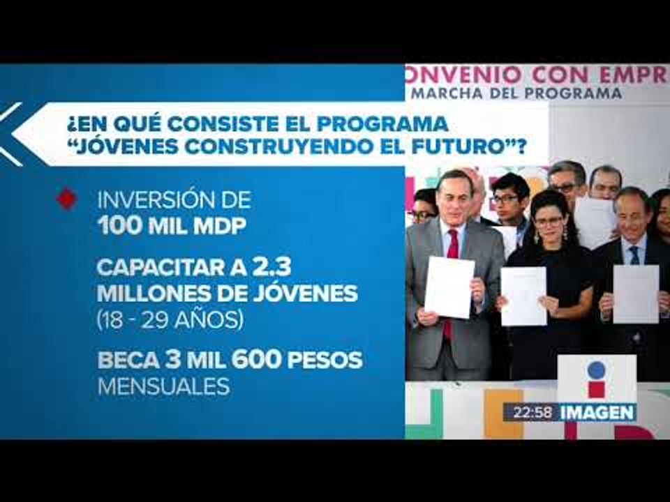 Empresas, bancos, talleres y más se unen al programa de "Jóvenes construyendo el futuro" | Ciro