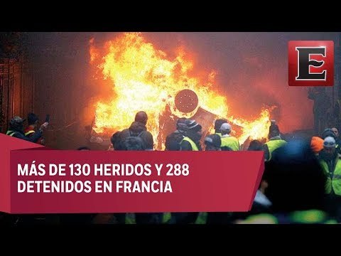 Detenidas 288 personas por protestas en Francia