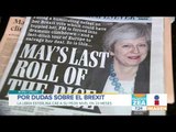 Theresa May suspende votación del Brexit ¿Se están arrepintiendo en Reino Unido? | Francisco Zea