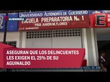 Cierran escuelas en Guerrero por extorsión a maestros