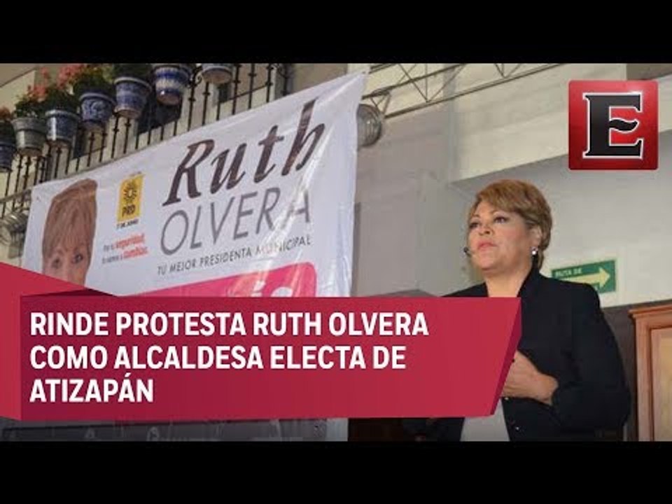 Ruth Olvera rinde protesta como alcaldesa en Atizapan