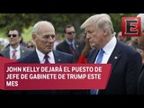 Donald Trump despide a su jefe de gabinete, John Kelly