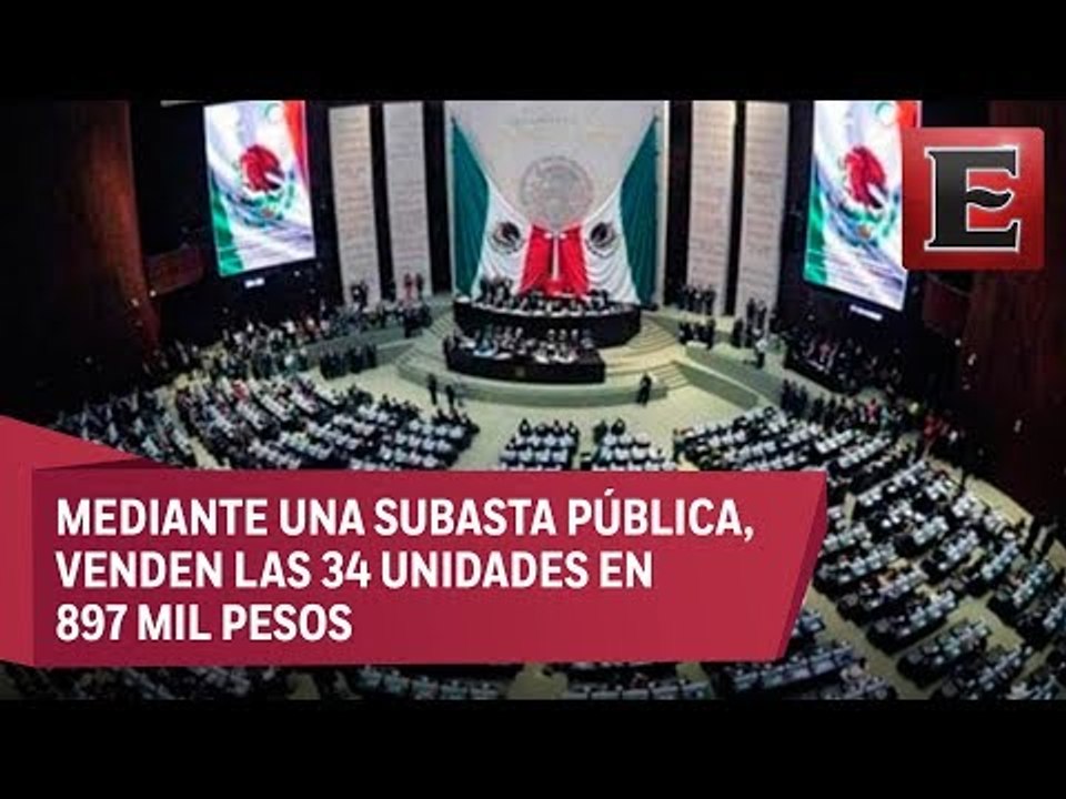 Diputados rematan 31 autos y tres motos; la puja, el mes pasado