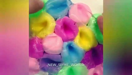 Most Satisfying Slime ASMR Video 2018 - Rainbow Slime ASMR #26