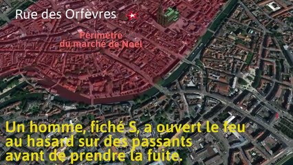 Fusillade à Strasbourg : les lieux des tirs et l'opération