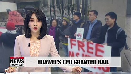 Huawei executive Meng Wanzhou released on bail in Canada