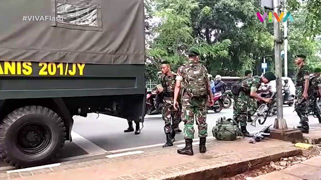 VIDEO: Kondisi Polsek Ciracas Setelah Dibakar