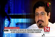 Imponen diez meses de prisión efectiva a venezolanos que roban cajeros automáticos
