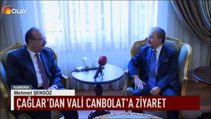 Çağlar'dan Vali Canbolat'a ziyaret
