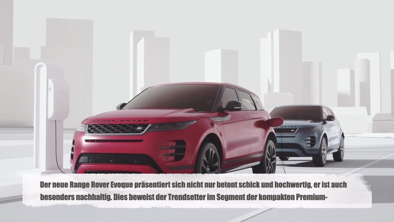 Neuer Range Rover Evoque für Elektrifizierung konzipiert