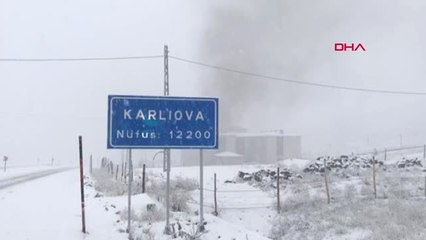 Bingöl Kuraklık Korkusu Yaşayan Karlıovalılar, Kar Yağışına Sevindi