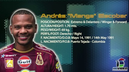 Andres 'Manga' Escobar - 2018. Extremo o Delantero