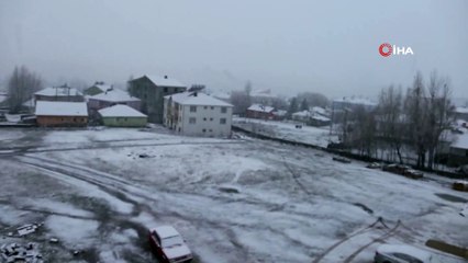 Varto’da kar yağışı