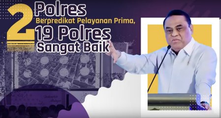 Menteri Syafruddin Memberikan Penghargaan Polres Banyuwangi, Polrestabes Surabaya dan 19 Polres