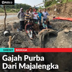 #1MENIT | Gajah Purba Dari Majalengka