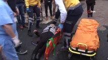 İstanbul’da geri manevra yapan sürücü yaşlı kadına çarptı...Sarıyer’de yürekleri ağza getiren kaza kamerada