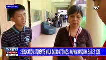 2 education students mula Davao at Digos, kapwa nanguna sa LET 2018