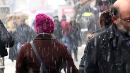 Kars'ta yoğun kar yağışı