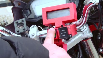 Hırsızlığa Karşı Parmak İziyle Çalışan Motosiklet