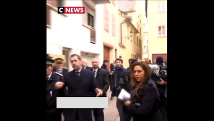 Attaque à Strasbourg : Le ministre de l'Intérieur Christophe Castaner demande aux journalistes de quitter les lieux de la fusillade