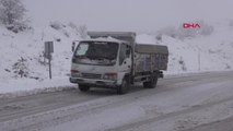 Tokat'ta Kar Yağışı Etkili Oldu