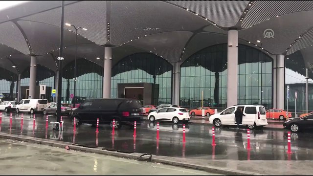 İstanbul'da kar yağışı - İstanbul Havalimanı - İSTANBUL