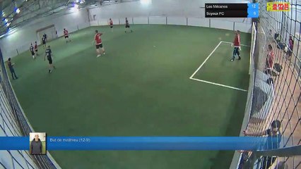 But de matthieu (12-9) - Les Mécanos Vs Soyeux FC - 11/12/18 21:00 - LIGUE 4 - Poitiers Game Parc