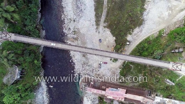 Fly over a Bridge being constructed in Arunachal