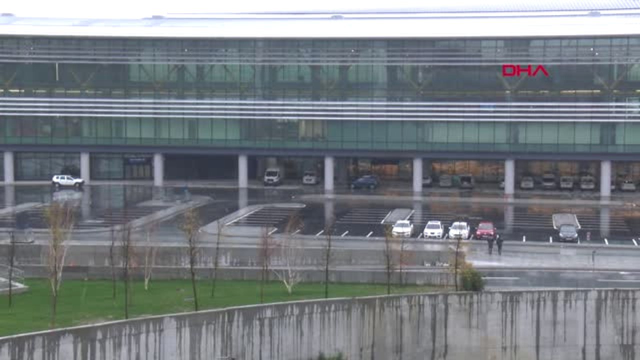 İstanbul- İstanbul Havalimanı'nda Kar Yağışı