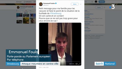 Fusillade à Strasbourg : un porte-parole du Parlement européen a échappé de peu au drame