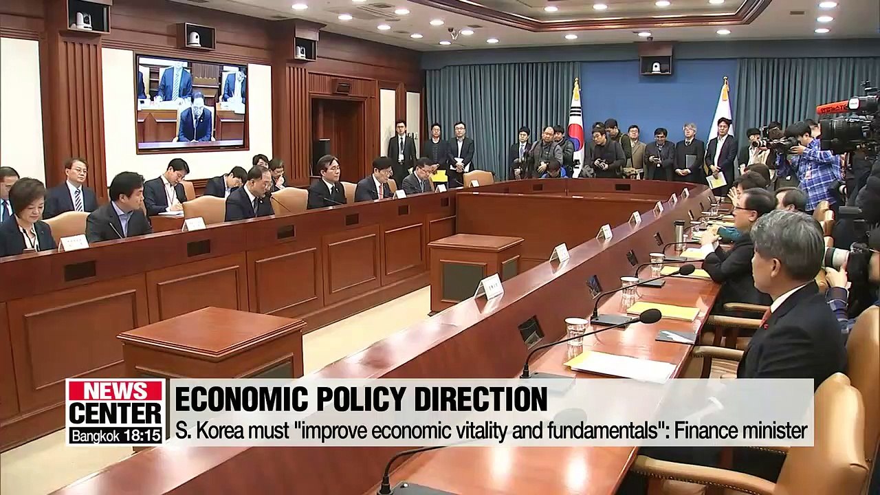 S. Korea must 'improve economic vitality and fundamentals': Finance minister