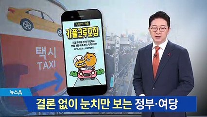 ‘카풀 논란’ 결론 없이 눈치만 보는 정부·여당