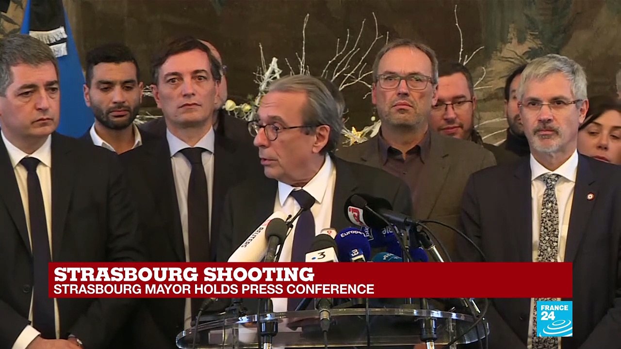 Strasbourg shooting: City's mayor holds press conference