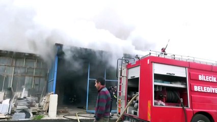 Gübre deposunda yangın - BİLECİK