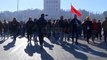 Dita e 9-të, studentët protestojnë në dy grupe, para kryeministrisë dhe Ministrisë së Arsimit