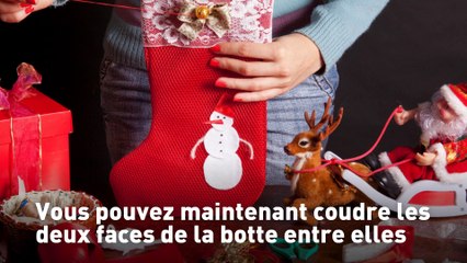 DIY : fabriquez votre chaussette de Noël !