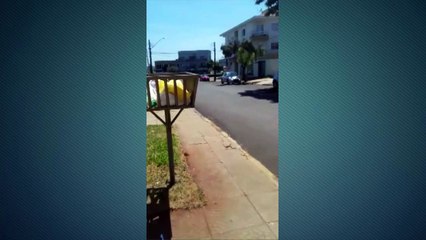 Internauta reclama de alta velocidade de veículos perto do Terminal Sul