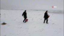 Kars'ta Yaban Hayvanlar İçin Doğaya Yem Bırakıldı