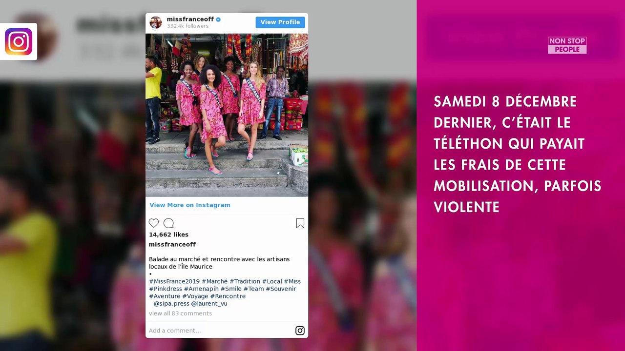 Gilets jaunes : Miss France 2019 menacé par le mouvement ?