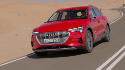 Audi e-tron in Catalunya Red Driving Video