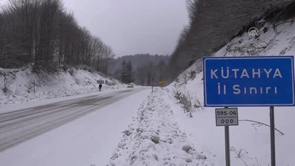 Kütahya'da Kar Yağışı ve Buzlanma