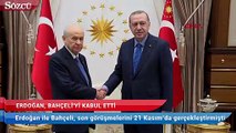 Erdoğan, Bahçeli’yi kabul etti