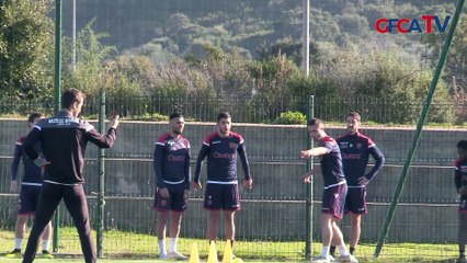 Groupe Pro - l'entrainement de ce mardi 12 décembre, avant GFCA / Le Havre