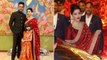 Isha Ambani  Wedding: Aishwarya Rai Bachchan looks stunning in red saree | Boldsky