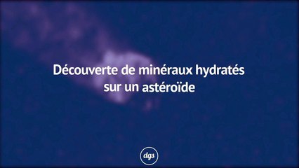 Découverte de minéraux hydratés sur un astéroïde