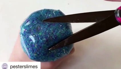 Satisfying Clear Slime STRESSBALL Cutting Compilation! / diySatisfying